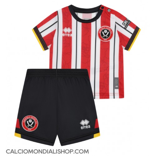 Maglie da calcio Sheffield United Prima Maglia Bambino 2024-25 Manica Corta (+ Pantaloni corti)